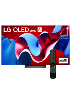 LG 77-Inch OLED Evo C4 4K Smart TV with Magic Remote