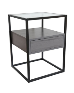 Fine Living Athens Side Table-Grey