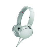 Sony MDR-XB550AP (White) Extra Bass On-Ear Headphone