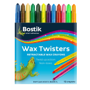 Bostik Wax Twisters Pack Of 12