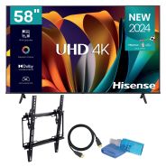 Hisense 58-inch Smart 4K UHD TV-58A6N + Ultralink Tv Bracket bundle 32-70 Tilt