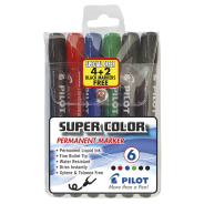 Pilot SCA-100 Permanent Marker Wallet Of 6