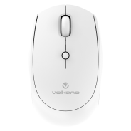 Volkano Talc Series Wireless Mouse with DPI Adjustment  White