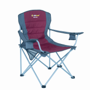 Oztrail Delux Jumbo Chair Maroon 140kg