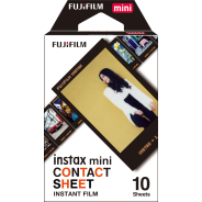 Fujifilm Instax Film Mini Contact Sheet Pack Of 10