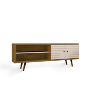 Linx Onix TV Stand 1.6M Cinnamon and White