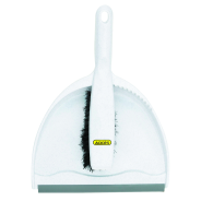 Addis Dustpan/Brush Set White