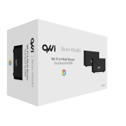 QVWI Wifi 6 Mesh Router 2 Pack RN680 AX3000 Black