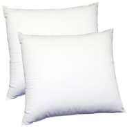 Luscious Living Pillow Continental Size Sleep Solutions Range 2 Pack