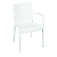 Addis Marilyn Patio Armchair White