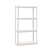 Wildberry 4 Tier MDF Metal Stand White