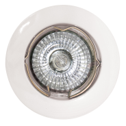 Eurolux Downlight Curved Rim Straight White