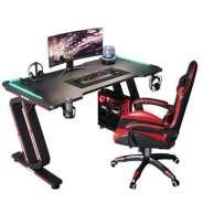 Deli Ergonomic LED Gaming Computer Desk 100cm