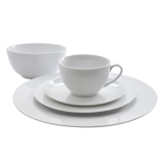 Eetrite 20 Piece White Porcelain Dinner Set