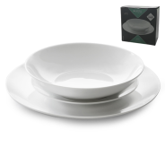 Eetrite Just White Coupe Dinner Set 12 Piece