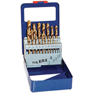 Fragram 19 Piece High Speed Titanium Coated Drill Set In Metal Box