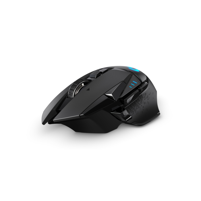  Logitech G502 Lightspeed Wireless Gaming Mouse, Hero 25K  Sensor, 25,600 DPI, RGB, 11 Programmable Buttons, Long Battery Life,  Powerplay- Compatible, PC/Mac - Black (Renewed) : Video Games