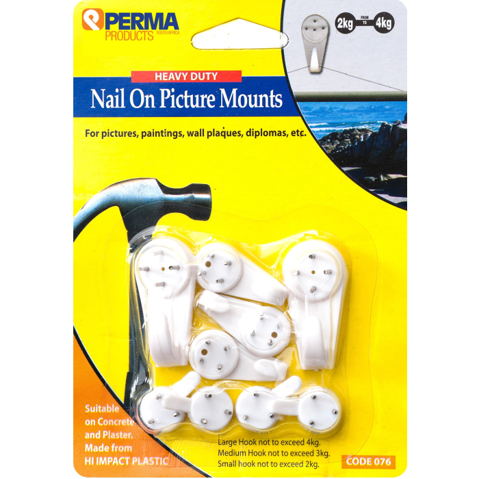 Perma Nail on Picture Hooks Assist x9 HiFi Corporation