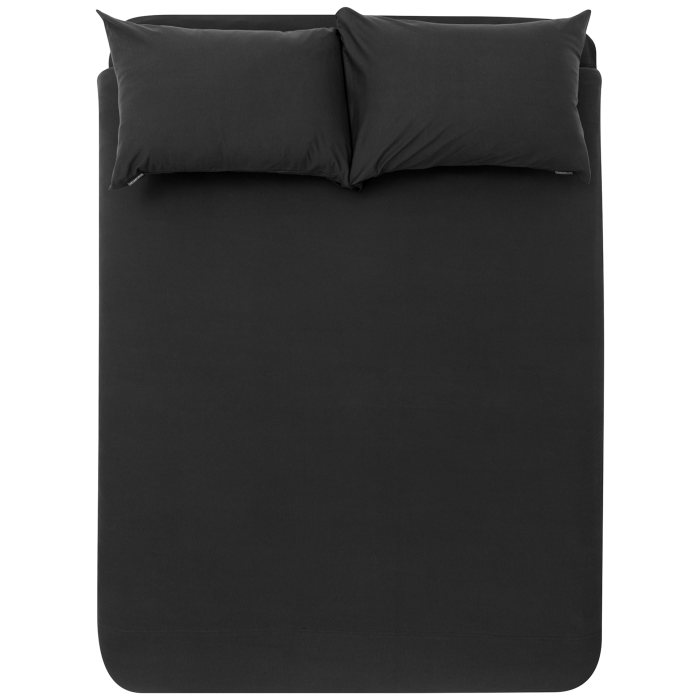 The TShirt Bed Fitted Sheet Deep Charcoal Super King HiFi Corporation