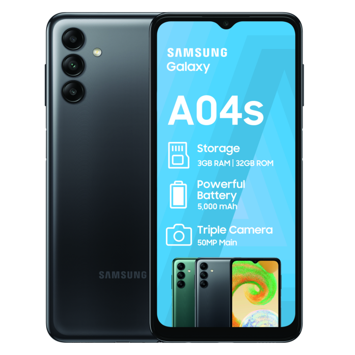 Samsung Galaxy A04s Dual Sim Black HiFi Corporation