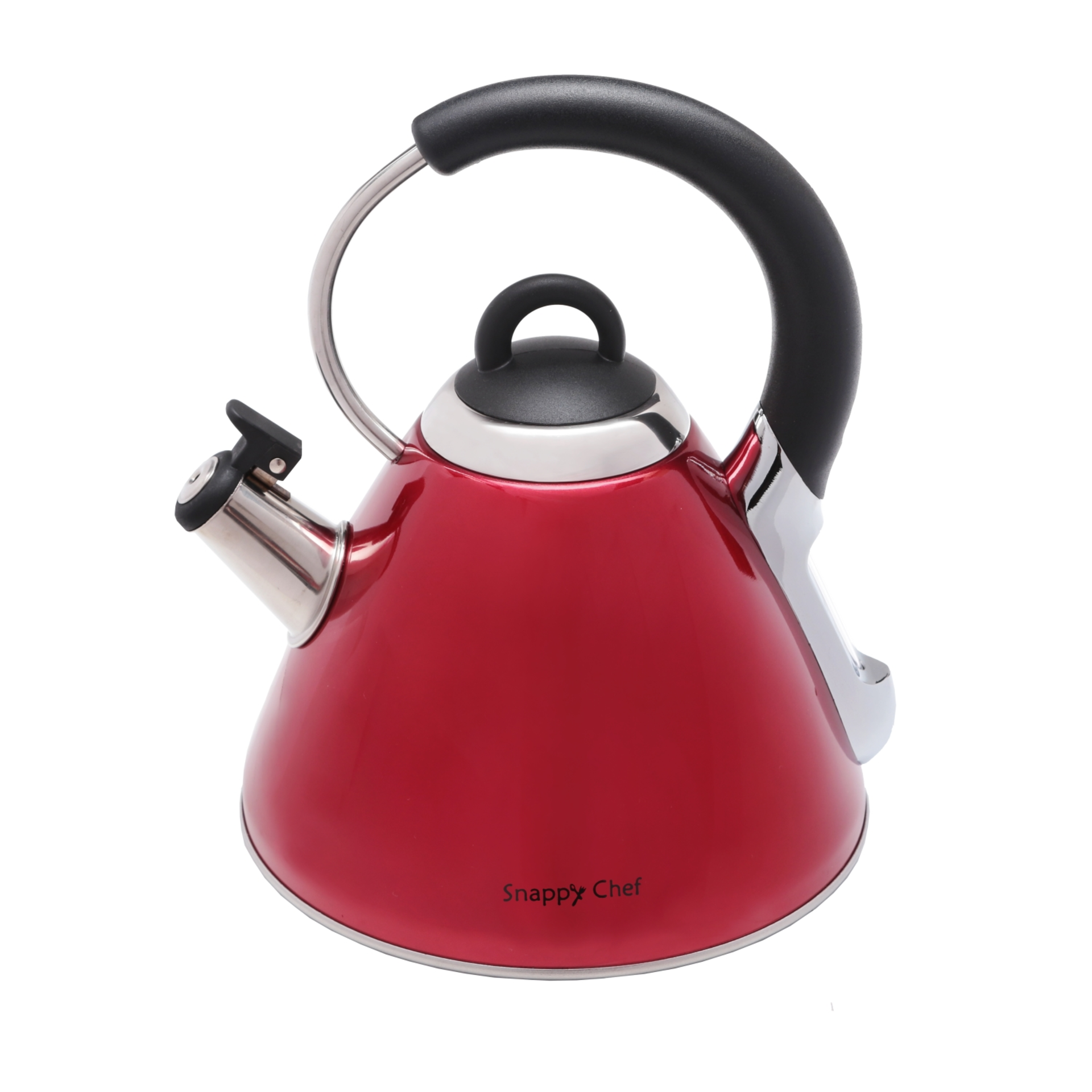 Snappy Chef 2.2 Litre Red Whistling Kettle - HiFi Corporation
