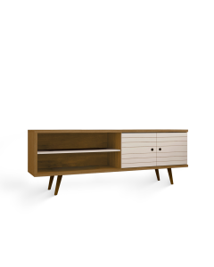 Linx Onix TV Stand 1.6M Cinnamon and White