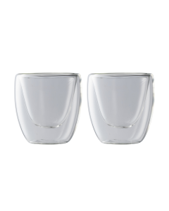 Maxwell & Williams Blend Double Wall 80ml Espresso Cup - Set of 2