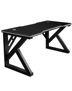 Deli Ergonomic Gaming Computer Desk Carbon Steel Frame 100cm