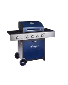 Outback Meteor 4 Gas Braai Blue