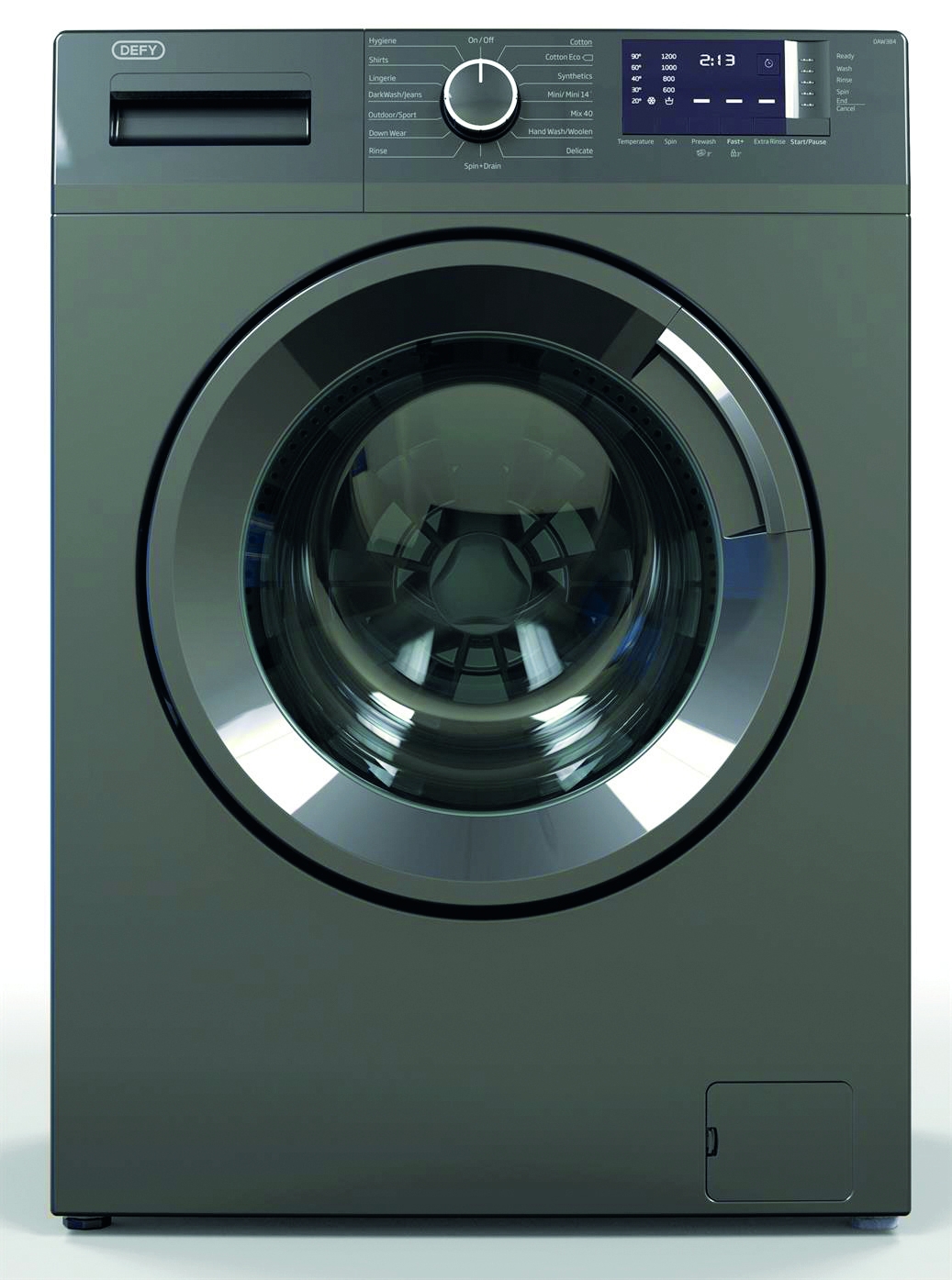 Defy 7kg Front Loader Washer Manhattan Grey DAW384 – Checkers Office & Home